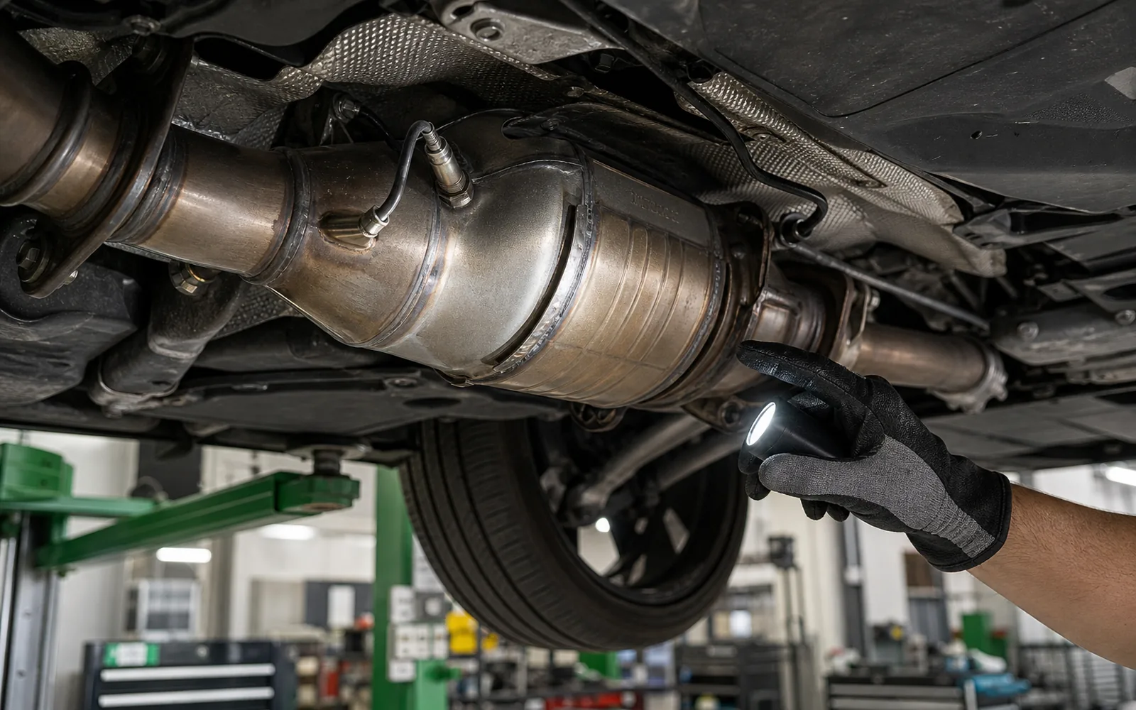 Kontrola układu wydechowego i filtra DPF pod autem